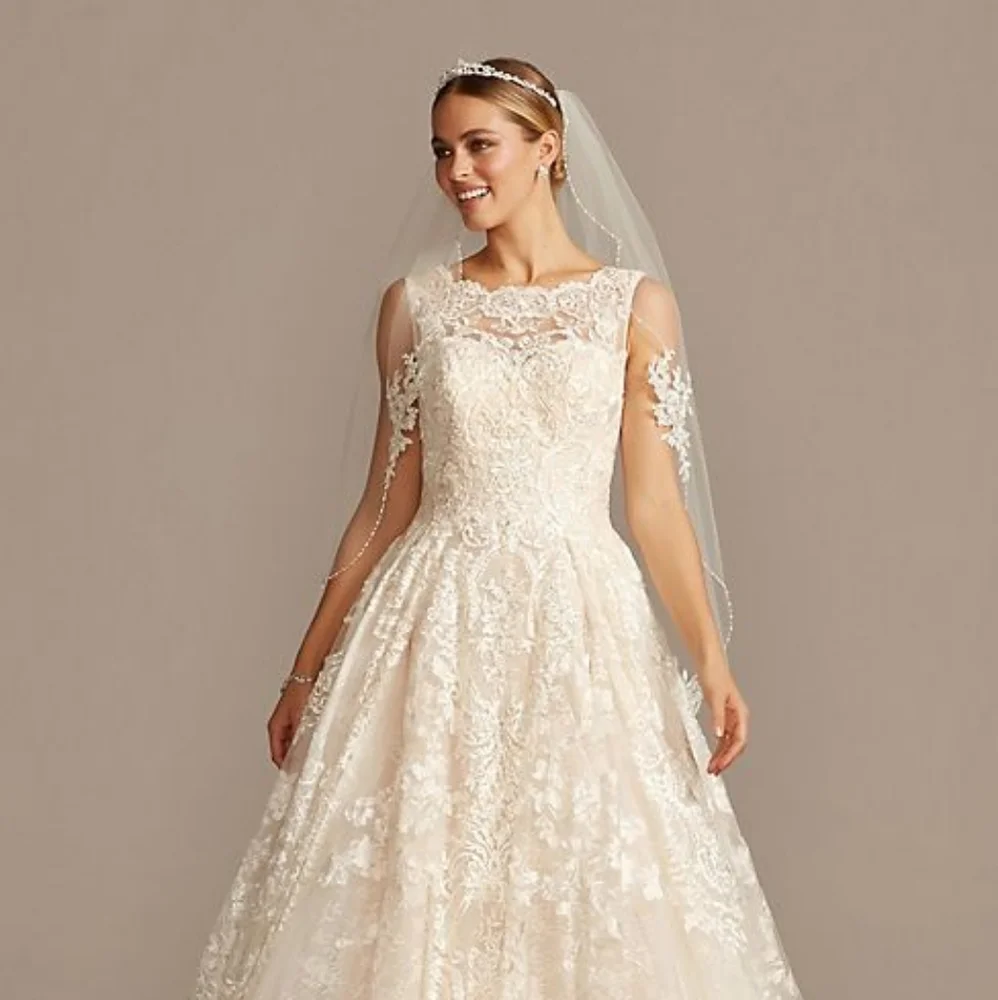 cream lace wedding dress long sleeve Berylove Women Ivory Long Sleeve Dress Bateau Neck A-Line Bridal Dress With Lace Appliques, Ivory / US6 Explore a breathtaking collection of bridal gowns designed to make every bride feel like royalty on her big day. Oleg Cassini | Dresses |